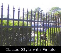 Classid Style with Finials