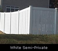Semi-Private PVC Fence
