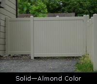Solid PVC Fence